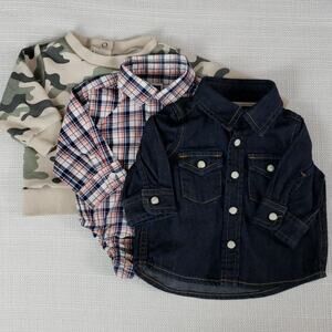 Janie &‎ Jack Gap Cotton On long sleeve bundle 0-3M